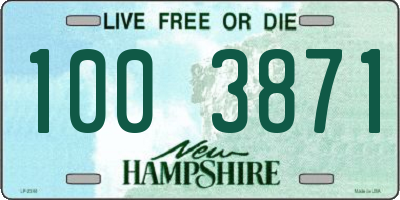 NH license plate 1003871