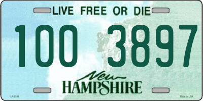 NH license plate 1003897