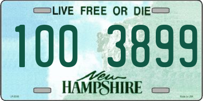 NH license plate 1003899