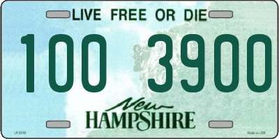 NH license plate 1003900