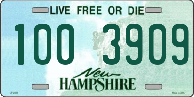 NH license plate 1003909