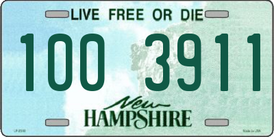 NH license plate 1003911