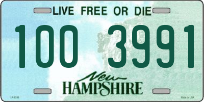 NH license plate 1003991