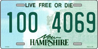 NH license plate 1004069