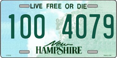 NH license plate 1004079