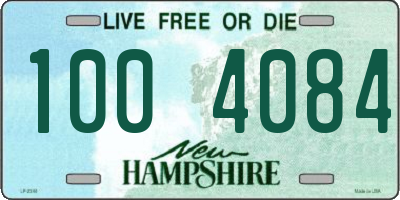 NH license plate 1004084