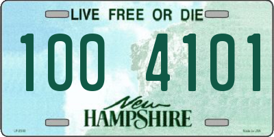 NH license plate 1004101