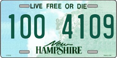 NH license plate 1004109