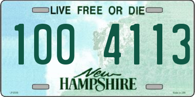 NH license plate 1004113