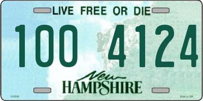 NH license plate 1004124