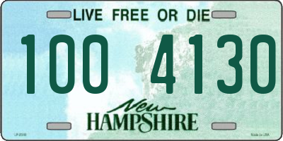 NH license plate 1004130