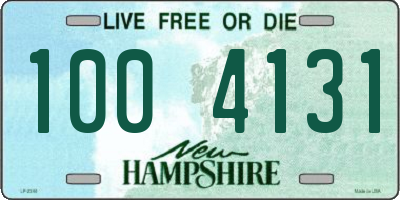 NH license plate 1004131