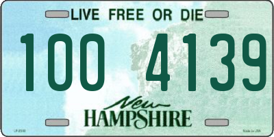 NH license plate 1004139