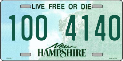 NH license plate 1004140