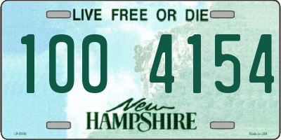 NH license plate 1004154