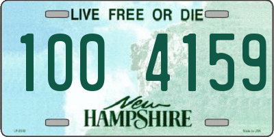 NH license plate 1004159