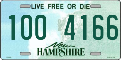 NH license plate 1004166