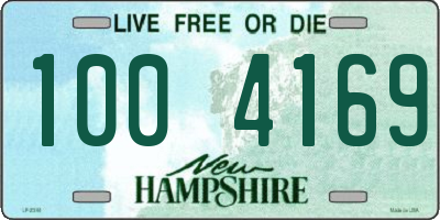 NH license plate 1004169