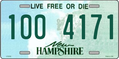 NH license plate 1004171