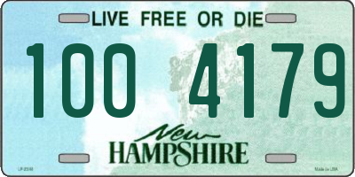 NH license plate 1004179