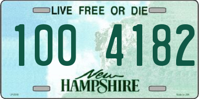 NH license plate 1004182