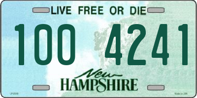 NH license plate 1004241