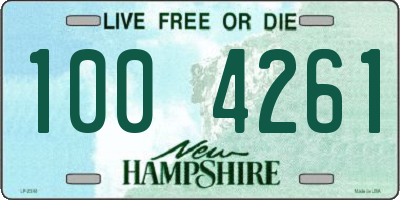 NH license plate 1004261