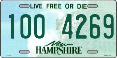 NH license plate 1004269