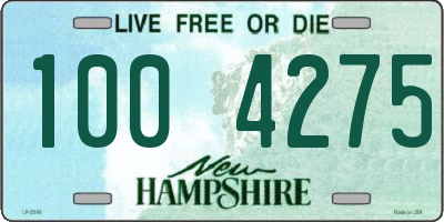 NH license plate 1004275