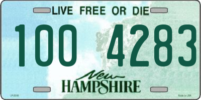 NH license plate 1004283