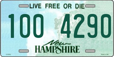 NH license plate 1004290