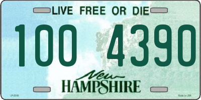 NH license plate 1004390