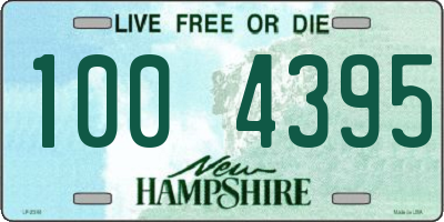 NH license plate 1004395