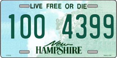 NH license plate 1004399