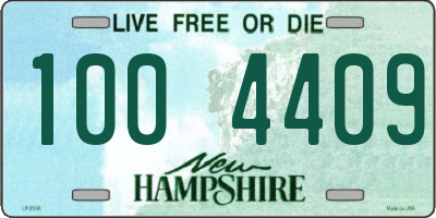 NH license plate 1004409