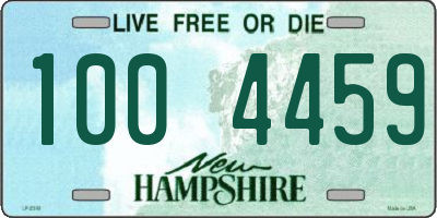 NH license plate 1004459