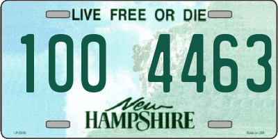 NH license plate 1004463