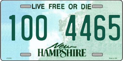 NH license plate 1004465