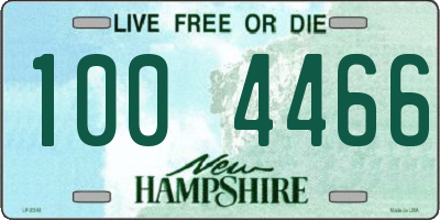 NH license plate 1004466