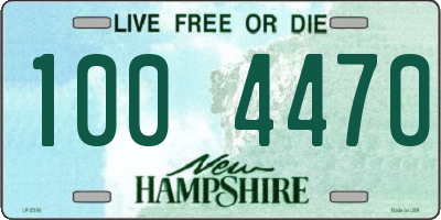 NH license plate 1004470