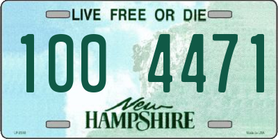 NH license plate 1004471