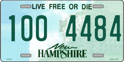 NH license plate 1004484