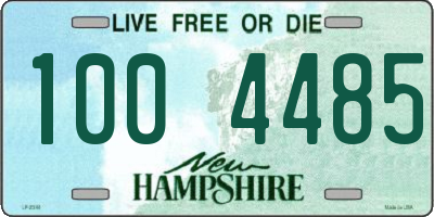 NH license plate 1004485