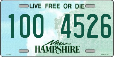 NH license plate 1004526