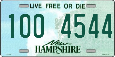 NH license plate 1004544