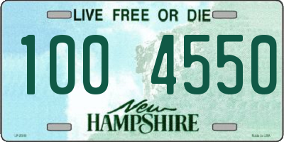 NH license plate 1004550