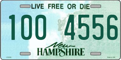 NH license plate 1004556