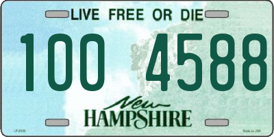 NH license plate 1004588
