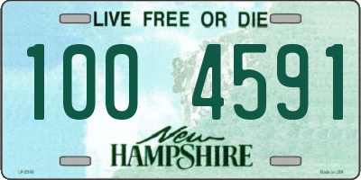 NH license plate 1004591