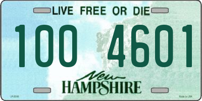 NH license plate 1004601